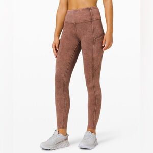 Lululemon Fast and Free HR Tight 25" Ice Dye